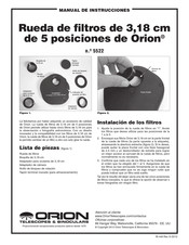 Orion 5522 Manual De Instrucciones