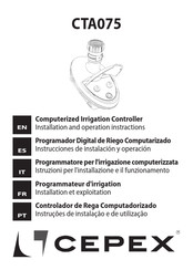 Cepex CTA075 Instrucciones De Instalación Y  Operación