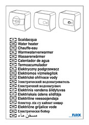 Fleck TP 30 Instrucciones Para La Installacción, El Uso, La Manutención