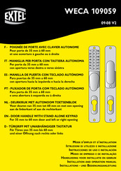 Extel WECA 109059 Instrucciones De Uso