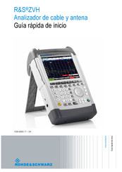 Rohde&Schwarz ZVH Guía Rápida De Inicio