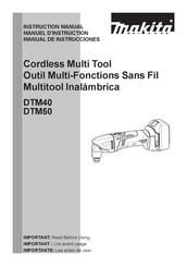 Makita DTM40 Manual De Instrucciones