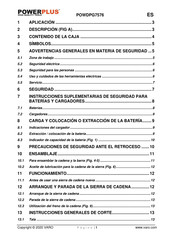 Powerplus POWDPG7576 Manual De Instrucciones