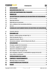 Powerplus POWX04761 Manual De Instrucciones