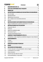 Powerplus POWX351 Manual De Instrucciones