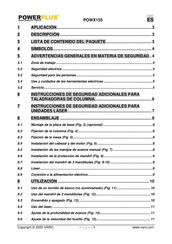 Powerplus POWX155 Manual De Instrucciones