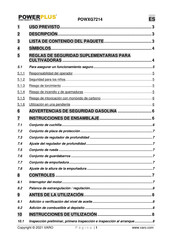 Powerplus POWXG7214 Manual De Instrucciones