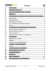 Powerplus POWX480 Manual De Instrucciones