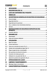 Powerplus POWX0478 Manual De Instrucciones