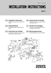 Volvo Penta MD11 Instrucciones De Montaje