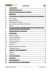 Powerplus POWX1025 Manual De Instrucciones