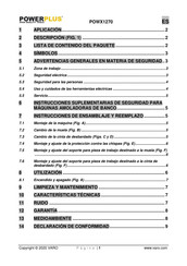 Powerplus POWX1270 Manual De Instrucciones