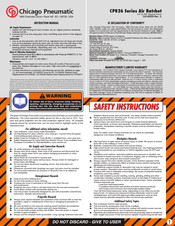 Chicago Pneumatic CP826 Serie Manual De Instrucciones