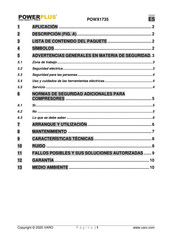 Powerplus POWX1735 Manual De Instrucciones