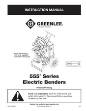 Greenlee 555DXRS Manual De Instrucciones