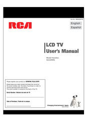 RCA 42LA45RQ Manual De Instrucciones