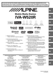 Alpine IVA-W520R Manual De Operación