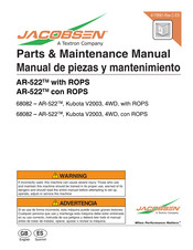 Jacobsen 68082 Manual De Piezas Y Mantenimiento