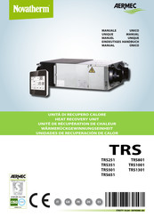 AERMEC Novatherm TRS251 Manual De Instrucciones