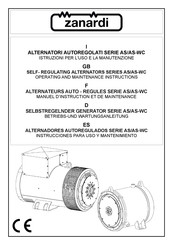 zanardi AS160 90WC Instrucciones Para Uso Y Mantenimiento