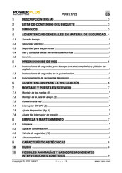 Powerplus POWX1725 Manual De Instrucciones