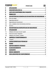 Powerplus POWX1350 Manual De Instrucciones