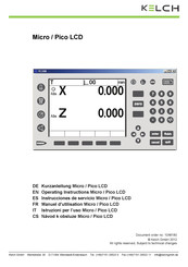 KELCH TC100 Instrucciones De Servicio