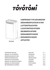 Toyotomi TD-C210 Manual De Instrucciones