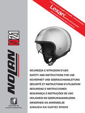 Nolan N21 Classic Seguridad E Instrucciones