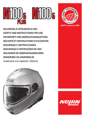 Nolan N100-5 Special N-Com Seguridad E Instrucciones