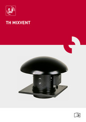 S&P TH-1300 3V MIXVENT Manual De Instrucciones