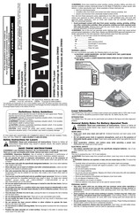 DeWalt DW060 Manual De Instrucciones