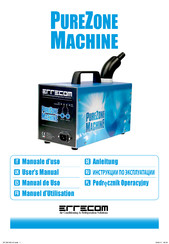 ERRECOM PureZone MACHIN Manual De Uso