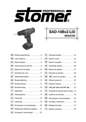 Stomer Professional SAD-14Bx2-LiD Instrucciones De Servicio