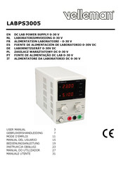 Velleman LABPS3005 Manual Del Usuario