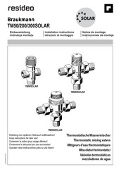 resideo TM50SOLAR Instrucciones De Montaje