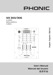 Phonic MX 306 Manual Del Usuario