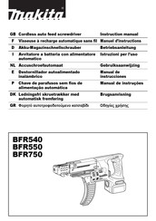 Makita BFR550 Manual De Instrucciones