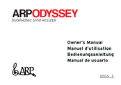 ARP ODYSSEY Manual De Usuario