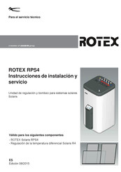 Daikin ROTEX Solaris RPS4 Instrucciones De Instalación Y Servicio