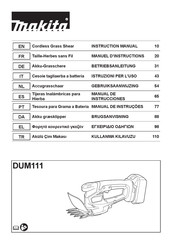 Makita DUM111 Manual De Instrucciones