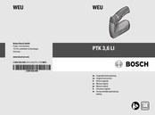 Bosch PTK 3,6 LI Manual Original