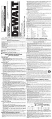DeWalt DCS331 Manual De Instrucciones