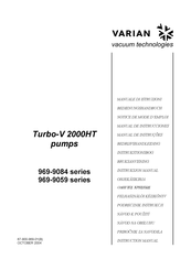 Varian Turbo-V 2000HT 969-9084 Serie Manual De Instrucciones