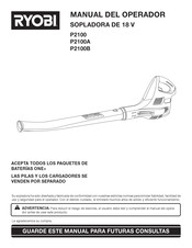 Ryobi P2100A Manual Del Operador