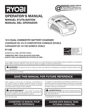 Ryobi P114B Manual Del Operador