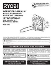 Ryobi RY40500 Manual Del Operador