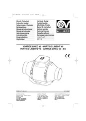Vortice VORTICE LINEO Q V0 Manual De Instrucciones
