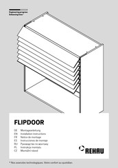 Rehau FLIPDOOR Instrucciones De Montaje