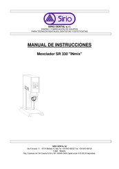 Sirio SR 330 INmix Manual De Instrucciones